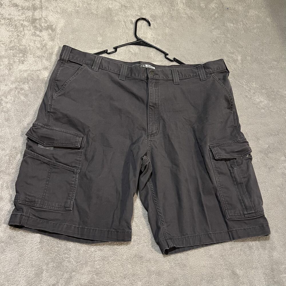 Carhartt Shorts Mens 46 Gray Cargo Relaxed Fit Utility Pockets Workwear Durable